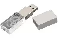 Crystal USB add your logo and laser etch