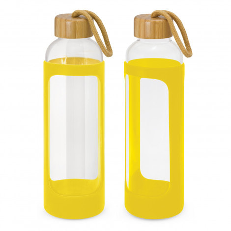Cool Yellow Custom Branded Silicon Bottles