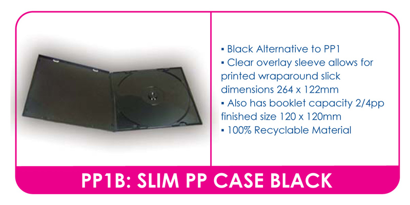 Black Poly CD Case