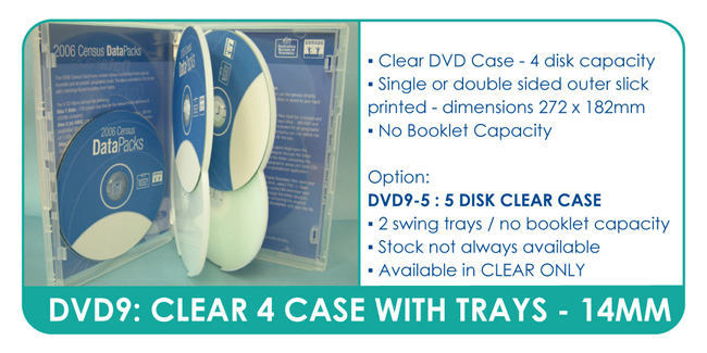 DVD Case for 4 Discs