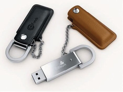 Metal and Leather Promotional USB Drives