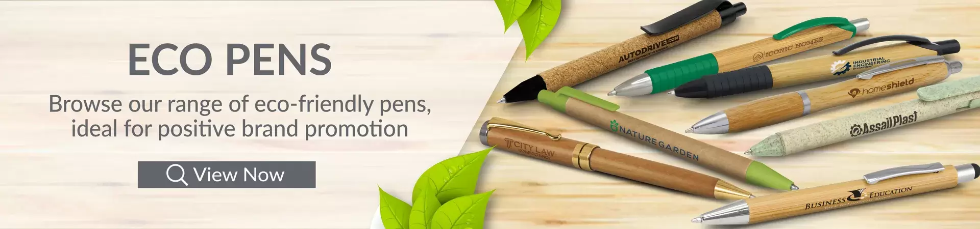 Eco Pen Range for promotional printing available Australia wide.