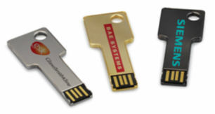 Key Shaped Metal USB Flash Drive