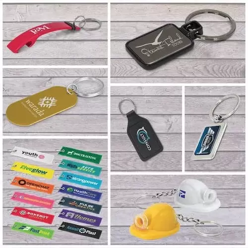 Key ring compatible promotional products to brand your logo with, adm solutions key ring promotional products.